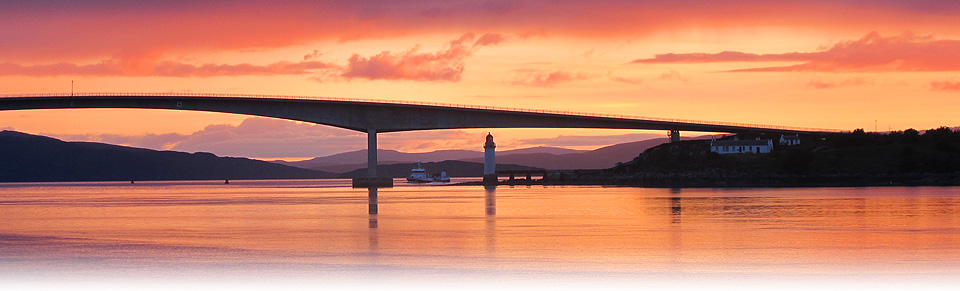 Skye Bridge, Sunset