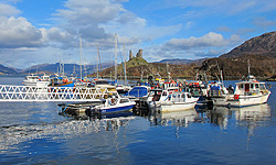 View of Kyleakin Harbour, Skye